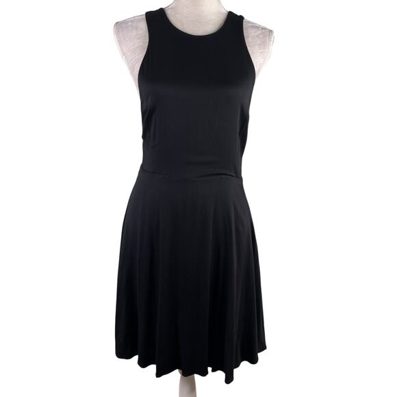 UO Silence + Noise Dress Black 10 Open Back New - Picture 1 of 13